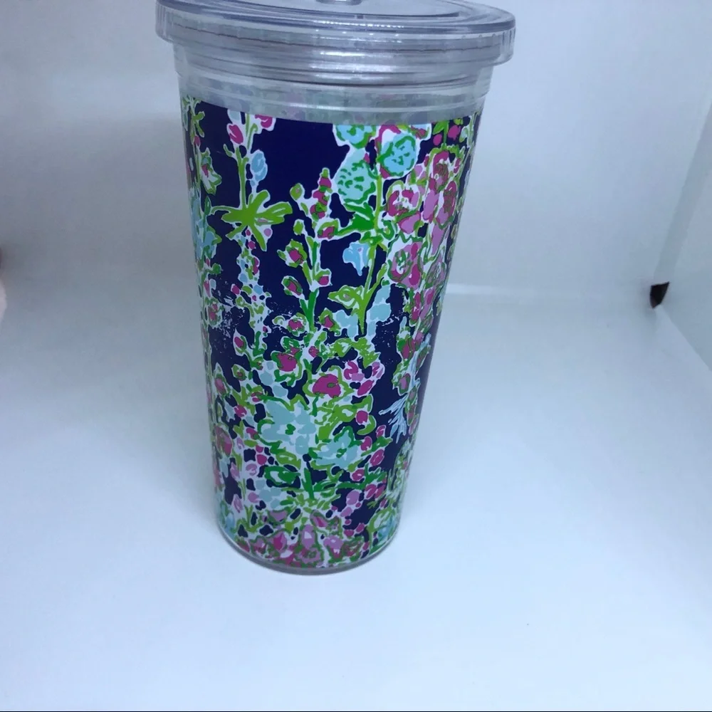 Lilly Pulitzer Plastic Tumbler Floral Print‎